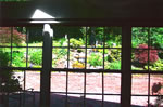 View from Patio Enclosure After Waterfeature Installed